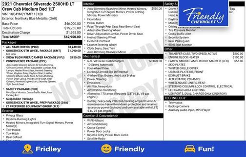 2021 Chevrolet Silverado 2500 LT