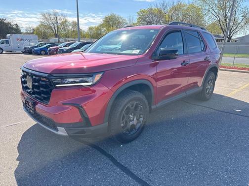 Red 2025 Honda Pilot TrailSport