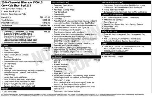 Smokin Asphalt 2006 Chevrolet Silverado 1500 LS Crew Cab