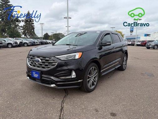 Black 2019 Ford Edge Titanium
