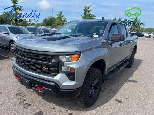 Sterling Gray Metallic 2025 Chevrolet Silverado 1500 Custom Trail Boss