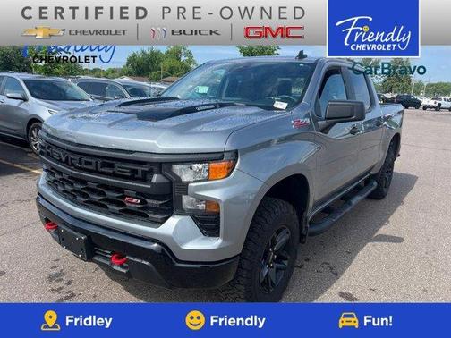 Sterling Gray Metallic 2025 Chevrolet Silverado 1500 Custom Trail Boss