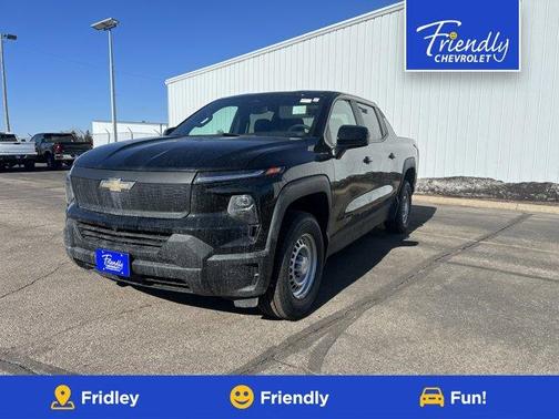 Black 2026 Chevrolet Silverado EV WT