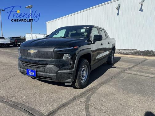 Black 2026 Chevrolet Silverado EV WT