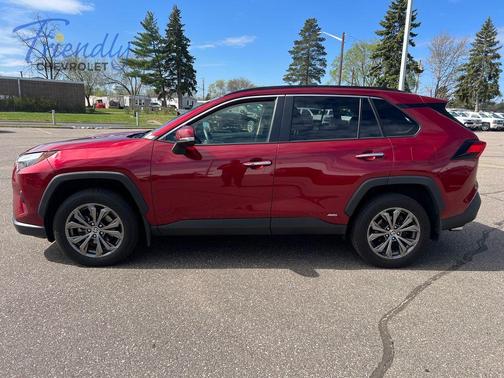 Ruby Flare Pearl 2023 Toyota RAV4 Hybrid Limited