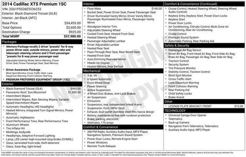 2014 Cadillac XTS Premium