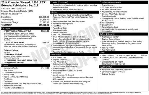 Blue Granite Metallic 2014 Chevrolet Silverado 1500 LT