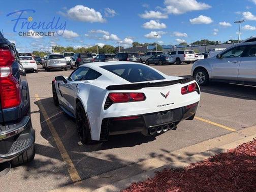 Arctic White 2019 Chevrolet Corvette Grand Sport