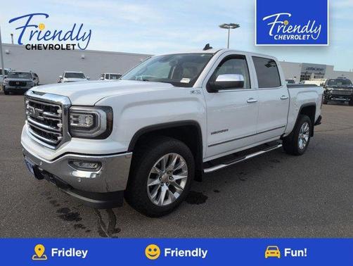 Summit White 2018 GMC Sierra 1500 SLT