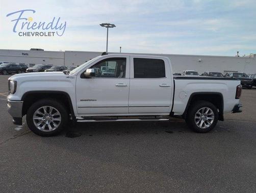 Summit White 2018 GMC Sierra 1500 SLT