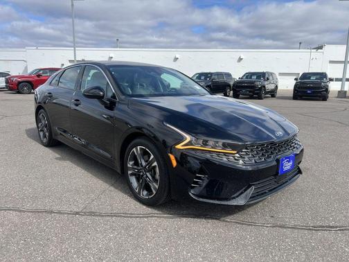 Ebony Black 2021 Kia K5 EX