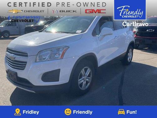 Summit White 2015 Chevrolet Trax LT