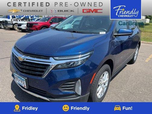 Blue Glow Metallic 2022 Chevrolet Equinox 1LT