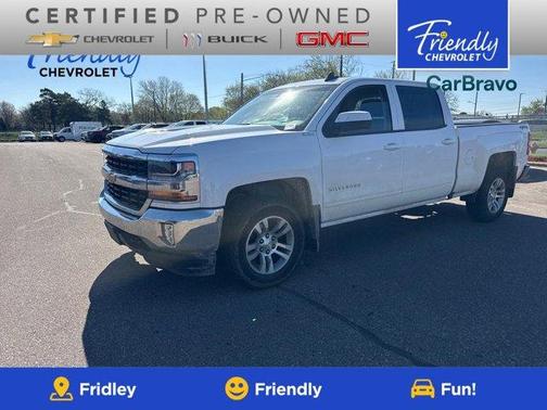 Summit White 2018 Chevrolet Silverado 1500 LT