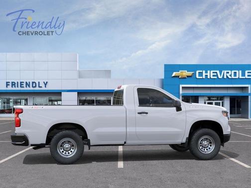 Summit White 2026 Chevrolet Silverado 1500 WT