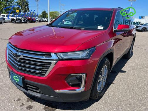Radiant Red 2023 Chevrolet Traverse LT Cloth