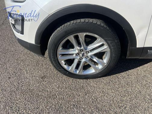 White Platinum Clearcoat Metallic 2016 Ford Explorer Limited