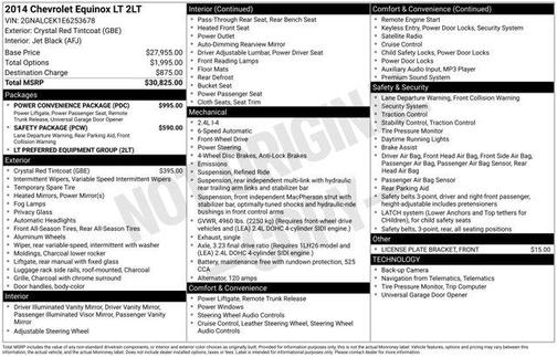 2014 Chevrolet Equinox 2LT
