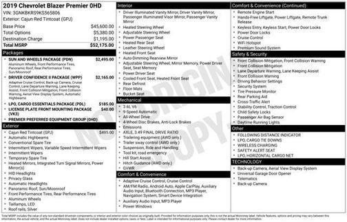 2019 Chevrolet Blazer Premier