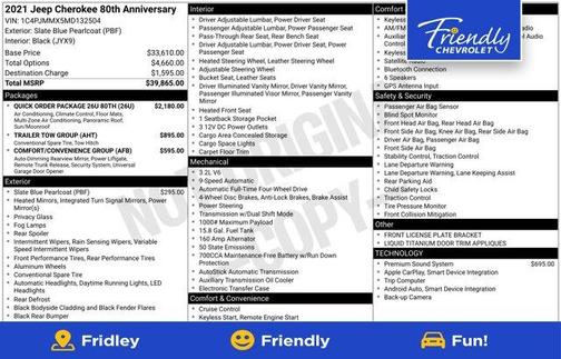 2021 Jeep Cherokee Latitude Lux