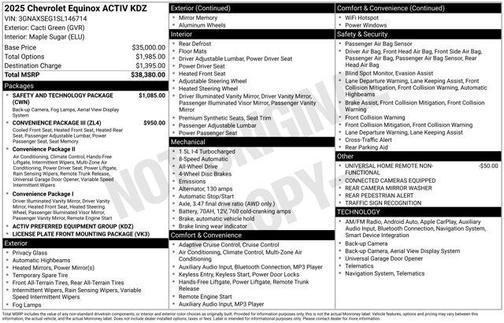 2025 Chevrolet Equinox ACTIV