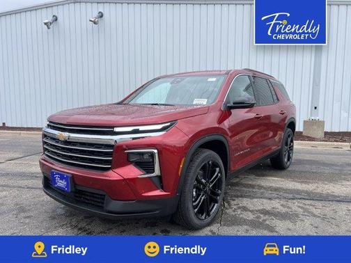 Radiant Red 2026 Chevrolet Traverse LT