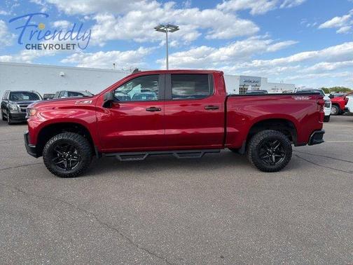 Cherry Red Tintcoat 2021 Chevrolet Silverado 1500 Custom Trail Boss