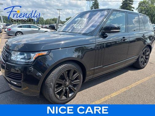 Santorini Black 2017 Land Rover Range Rover 3.0L Supercharged HSE