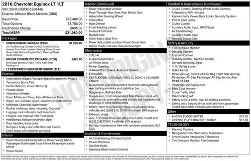 2016 Chevrolet Equinox LT
