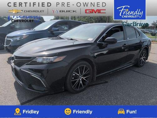 Midnight Black Metallic 2023 Toyota Camry SE
