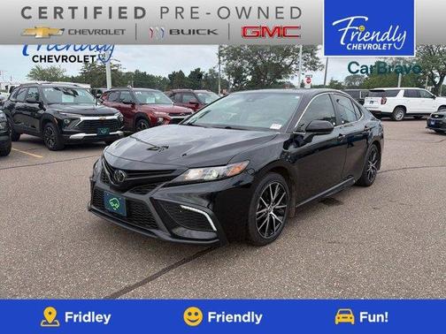 Midnight Black Metallic 2023 Toyota Camry SE