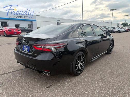 Midnight Black Metallic 2023 Toyota Camry SE