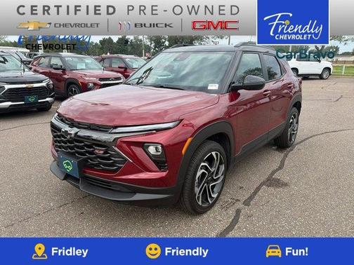 Crimson Metallic 2025 Chevrolet Trailblazer RS