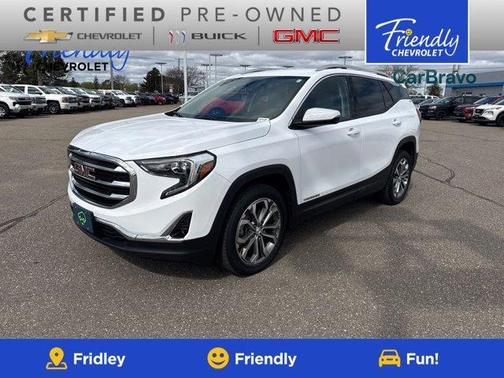 Summit White 2018 GMC Terrain SLT