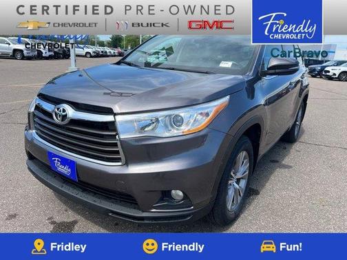 Predawn Gray Mica 2014 Toyota Highlander XLE