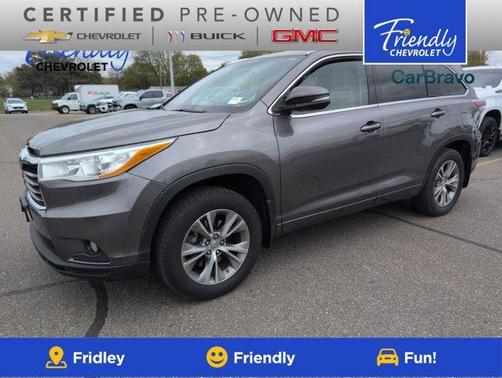 Predawn Gray Mica 2014 Toyota Highlander XLE