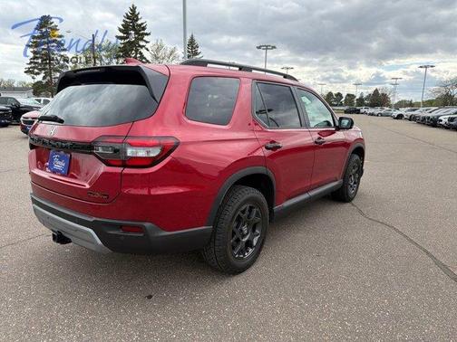 Red 2025 Honda Pilot TrailSport