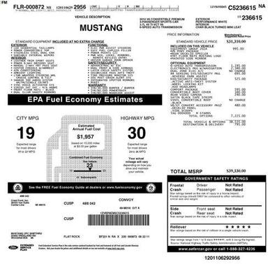 Performance White 2012 Ford Mustang V6 Premium