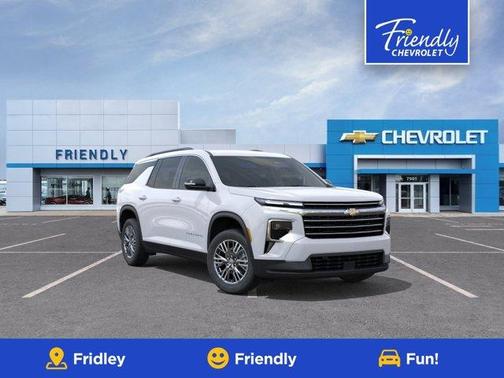 Summit White 2026 Chevrolet Traverse LT