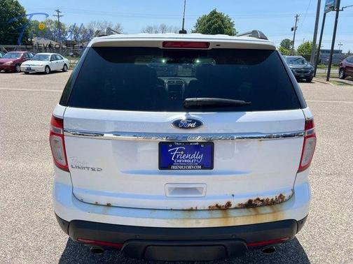 White Platinum Clearcoat Metallic 2011 Ford Explorer Limited