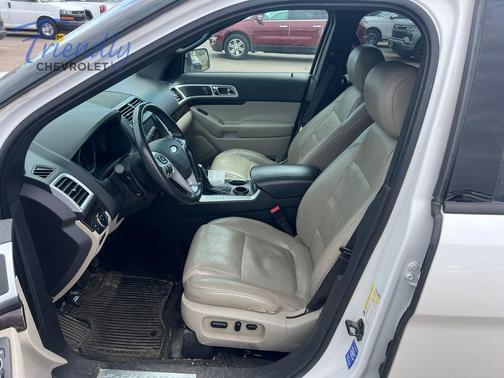 White Platinum Clearcoat Metallic 2011 Ford Explorer Limited
