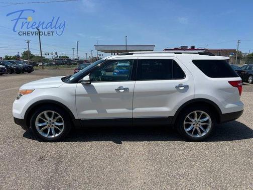 White Platinum Clearcoat Metallic 2011 Ford Explorer Limited