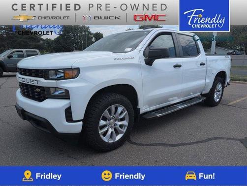 Summit White 2021 Chevrolet Silverado 1500 Custom