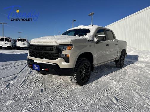 White Sand 2026 Chevrolet Silverado 1500 Custom Trail Boss