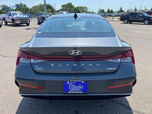 Gray 2025 Hyundai ELANTRA Limited