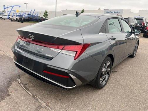 Gray 2025 Hyundai ELANTRA Limited