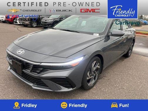 Gray 2025 Hyundai ELANTRA Limited