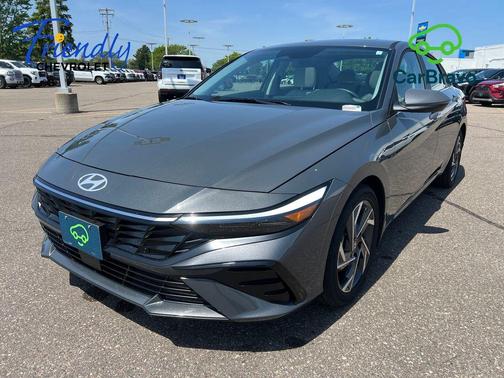 Gray 2025 Hyundai ELANTRA Limited