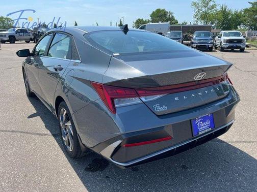 Gray 2025 Hyundai ELANTRA Limited