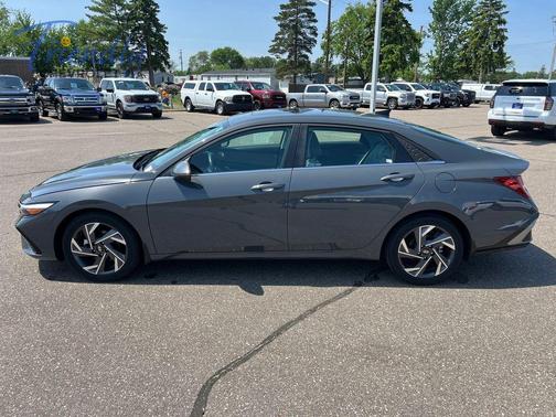 Gray 2025 Hyundai ELANTRA Limited